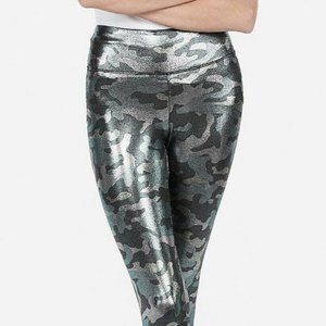 Express Metallic Camo Leggings